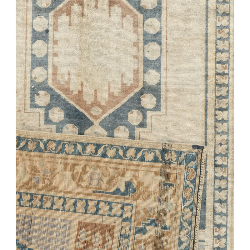 One-of-a-Kind 4'3" x 7'6" Hand Knotted Area Rug