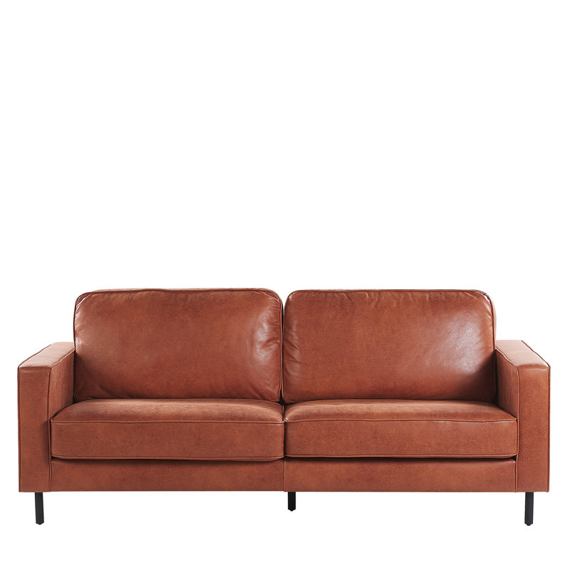 Kinard 3 Seater Faux Leather Sofa