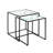 Ackworth Glass Top Frame Nest Of Tables