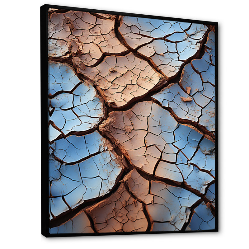 Désert du sable II, reproduction d'art sur toile, H 32 po x l 24 po x P 1 po, Noir