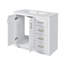 Ensemble de meuble-lavabo 36 po avec lavabo en céramique, armoire de rangement en bois massif, ensemble de meuble-lavabo autoportant avec 3 tiroirs et portes à fermeture douce,-108577766