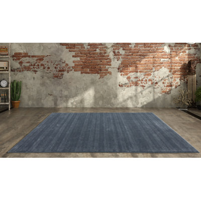 Tapis bleu marine Afrika