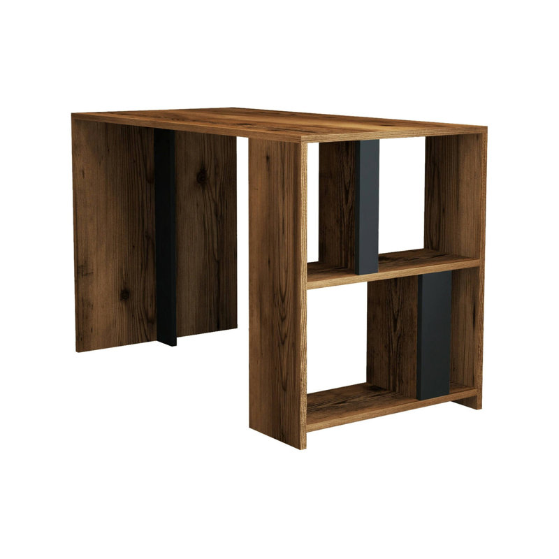Muir Writing Desk, Walnut/Anthracite