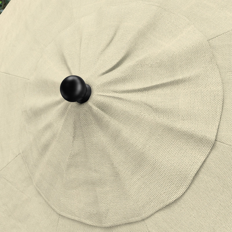 Parasol de marché 9 pi Montiara, Toile