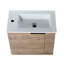 Meuble-lavabo de salle de bain avec lavabo, petite armoire de 22 po, porte à fermeture en douceur, quincaillerie en céramique, décor moderne 22 po x 13 po, salle de bain, design flottant, lavabo, décor-121116248