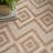 Foundry Select Versatile Diamond Natural Beige Indoor/Outdoor Area Rug-1440420055