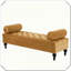 Velours rembourré Banc de chambre Oreillers détachables Repose-pieds Pratique, durable, élégant et fonctionnel-2046637077