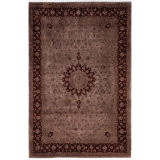 Overdyed Hand-Knotted Wool Modern-Contemporary Brown Area Rug 6' 1" x 9' 3"
