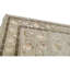 Tapis crème / brun en laine noué à la main de conception unique 7 pi 8 po x 9 pi 9 po