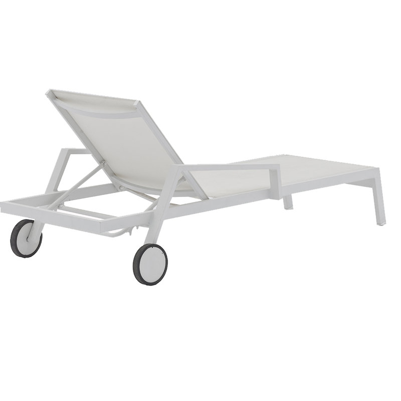 Bondi Outdoor Chaise Lounge, White