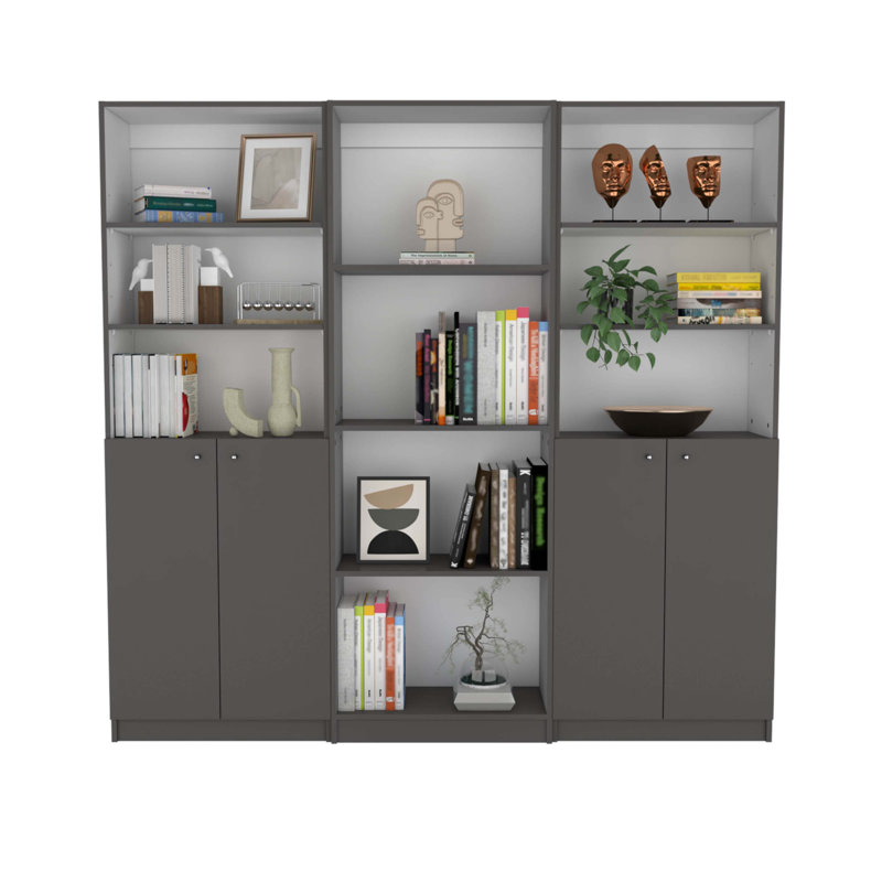 Ensemble de bibliothèque 3 pièces Hialeah