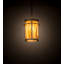 Luminaire suspendu cylindrique unique à 1 lumière Leigham