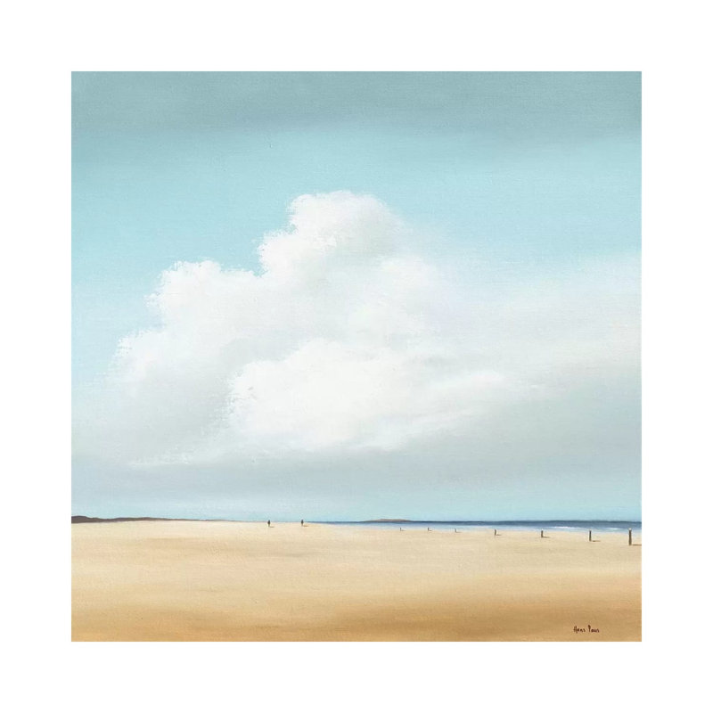 Walking II by Hans Paus - Wrapped Canvas Painting, 30.48 cm H x 30.48 cm W