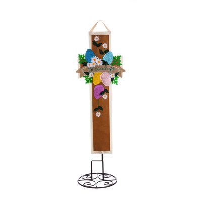 Jeu de jardin en croix de pâques