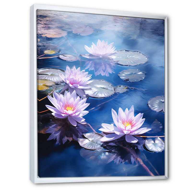 Samsula Beach Photo Mysterious Profondeurs II sur toile, H 40 po x l 30 po x P 1,5 po, Cadre flottant blanc