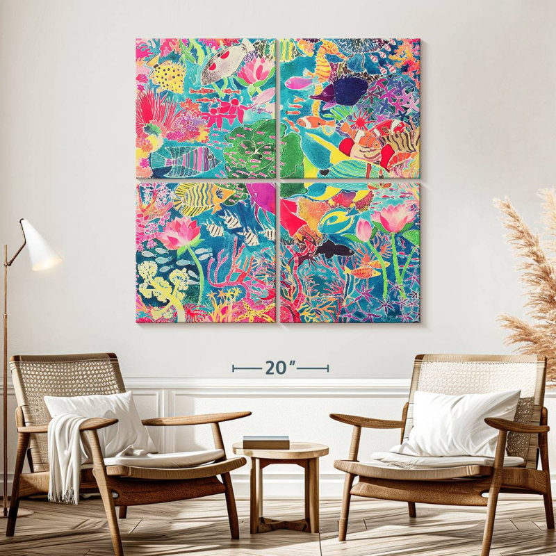 Brampt Underwater Rainbow, 57" H x 57" W