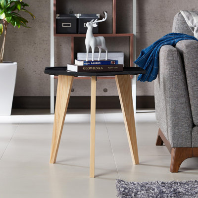 Eteuati Steel Tray Top End Table