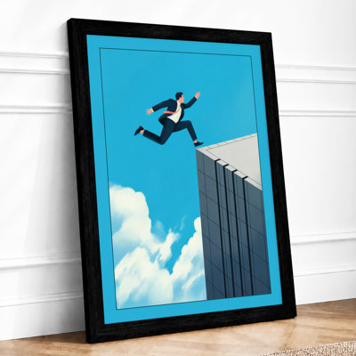 Leap of Faith Modern - Framed Print
