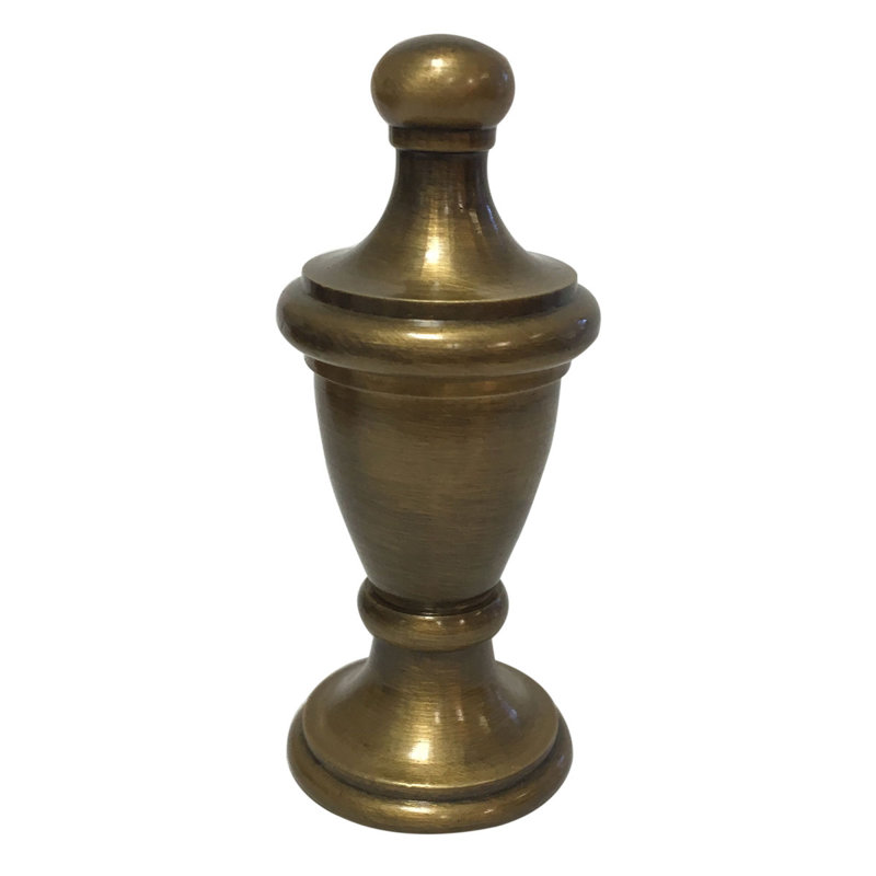 Faîteau de lampe de conception simple vase, Laiton antique