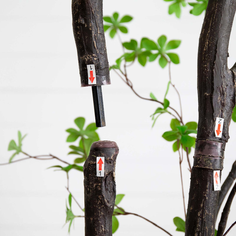 120'' Faux Enkianthus Tree in Pot Liner