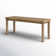 Carveth 44'' Wide Herringbone Solid Wood Rustic Style Dining & Entryway Bench