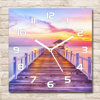 Inacio Glass Wall Clock