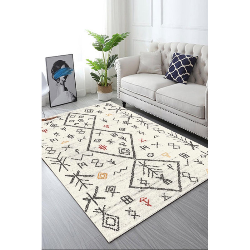 Tapis intérieur / extérieur en coton / polyester Camfort, Rectangle 3 pi 11 po x 5 pi 11 po