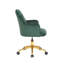 Chaise de bureau en velours Samatha-1448605071