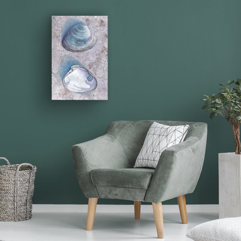 Art sur toile coquilles de bolognaise, bolognaise, H 19 po x l 12 po