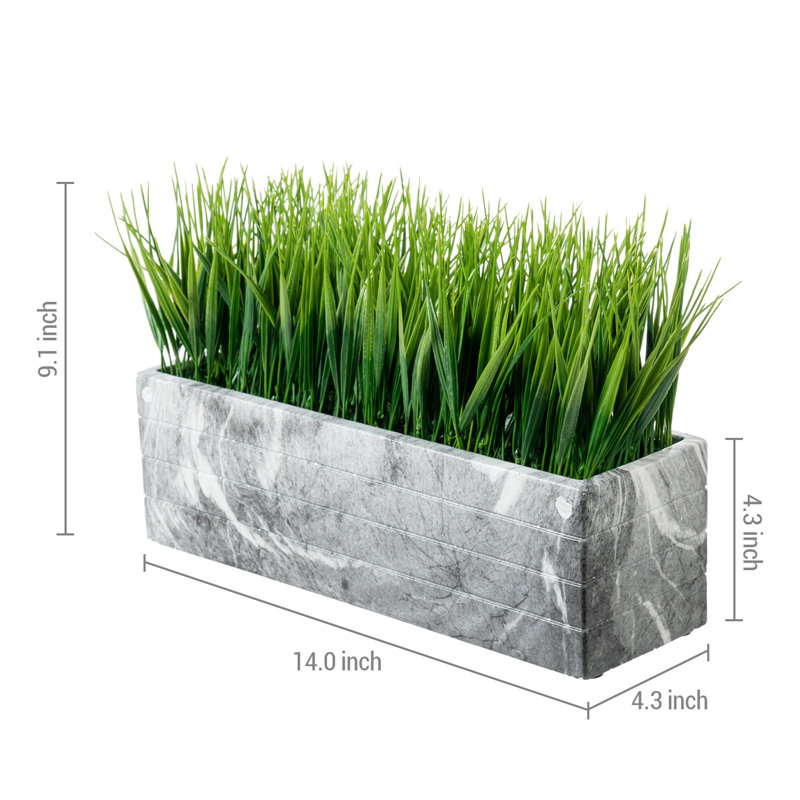 23.11cm Faux Onion Grass Grass