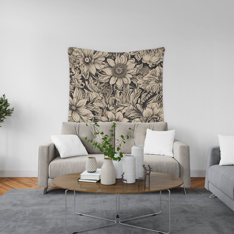 Tapisserie murale, H 88 po x l 104 po