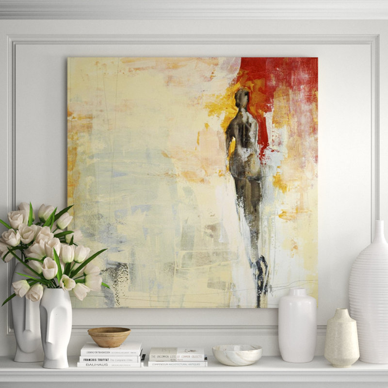 Figure I Print, Glass Coat, 47" H x 47" W