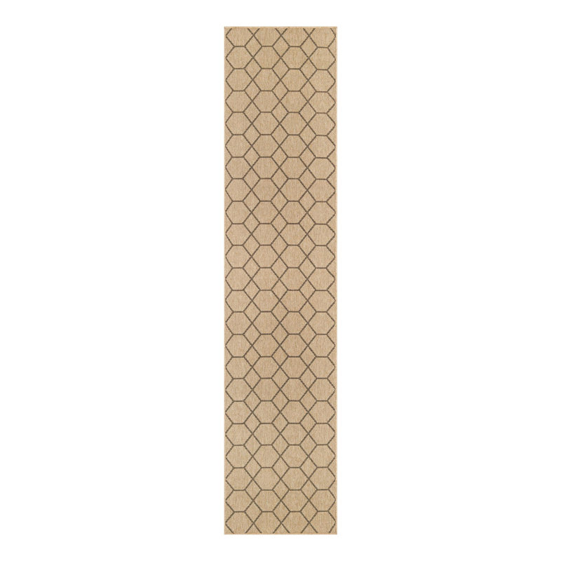 Geometric Indoor Rug, Runner 2'9" x 12'