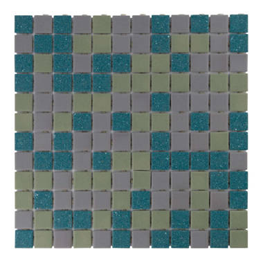 1 x 1 Glass Mosaic Sheet Tile