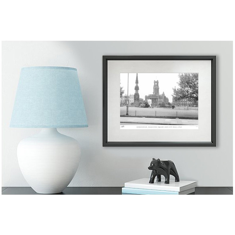Birkenhead, Hamilton Square And City Hall C1965 by Francis Frith - Single Picture Frame Print, 40cm H x 50cm W x 2.3cm D