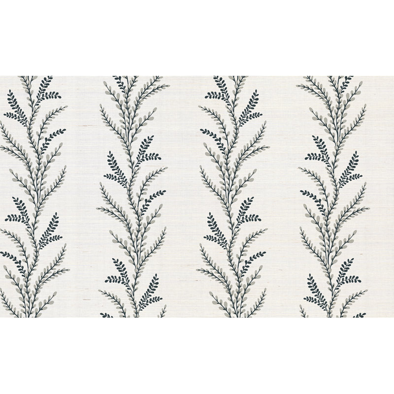 Rouleau de fleurs Addleigh, Noir / crème / gris