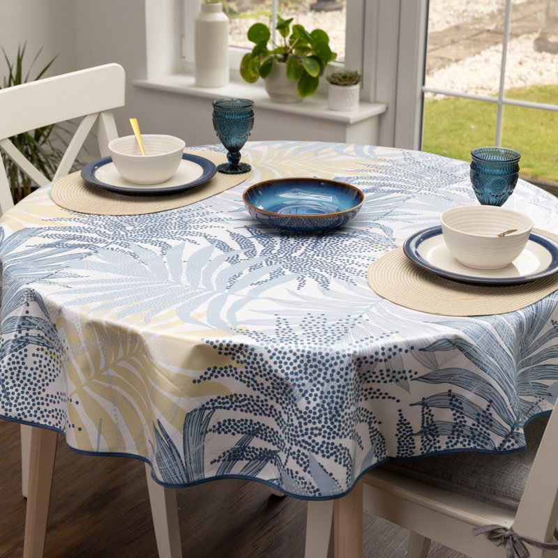 Jungle 140cm round Eco Line PVC Free Polyester Tablecloth