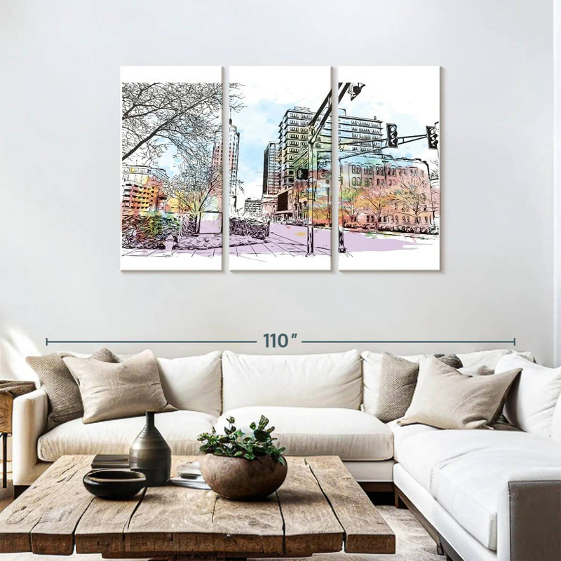 Rorry Fort Wayne Traffic Lights, 48" H x 74" W