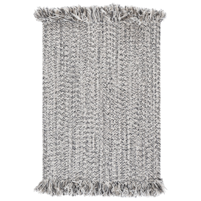 Tapis tressé à la main tressé à la machine 301, Rectangle 6 pi x 9 pi