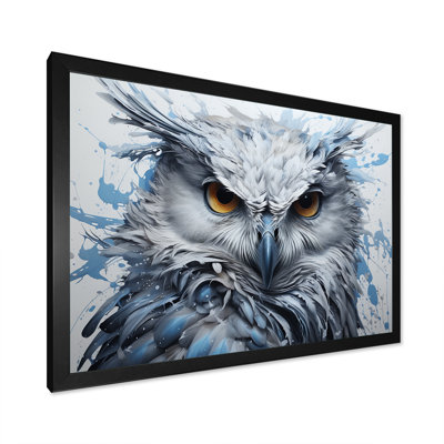 Owls Eyes Of Wisdom - Owl Framed Wall Art