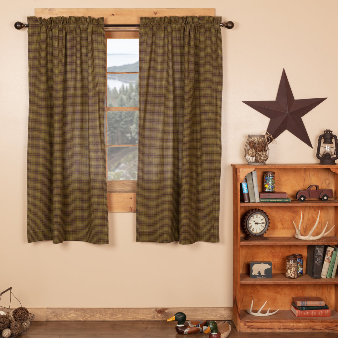 Annabelle 100% Cotton Room Darkening Curtain Pair (Set of 2) August Grove®