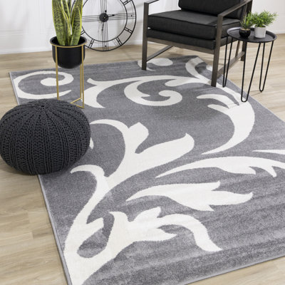 Tapis à motif floral Aleighia