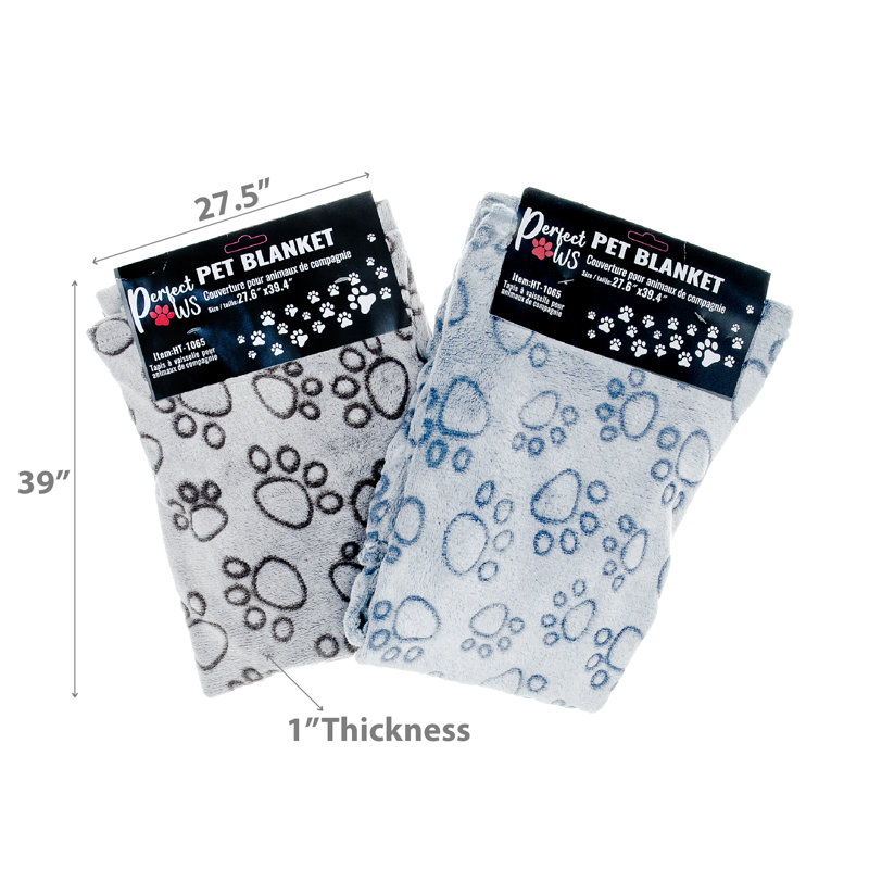 Couverture en polyester Paws and Bones