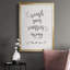 «Wash Worries», art textuel sur toile-962338403-962338460