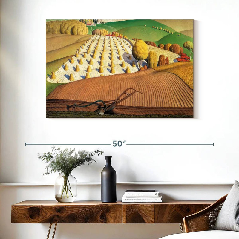 Alvord - Labour d'automne, H 26 po x l 39 po