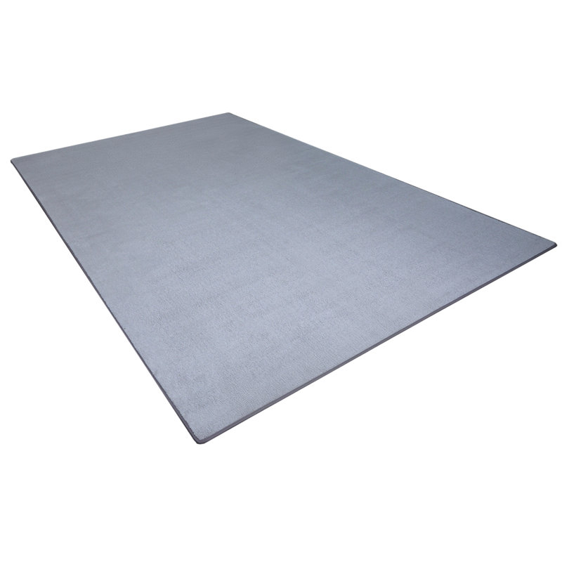 Solid Gray Rug Rectangle, Retangle 6' x 8'6"