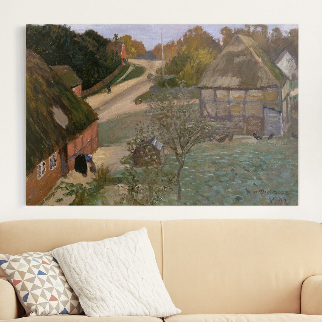 Leinwandbild Otto Modersohn Alt-Worpswede