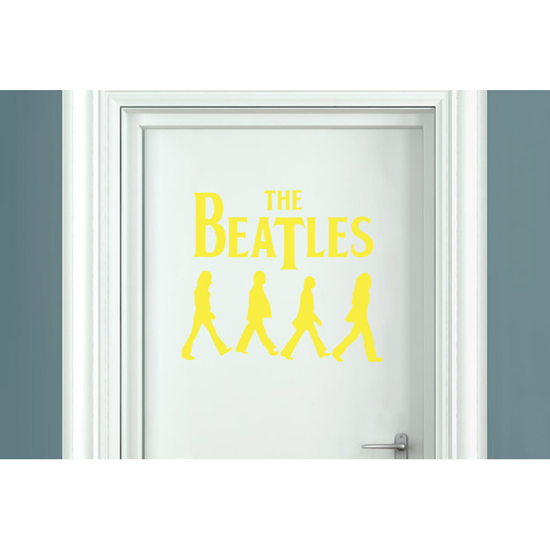 Entertainment Wall Decal, Bright Yellow
