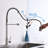 Brushed Nickel Single Handle High Arc Kitchen Faucet With Water Filter System | Gift Idea
