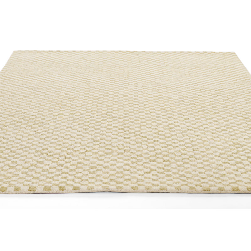 Tapis vert en laine touffeté à la main Momeni Charles, Rectangulaire 2 pi x 3 pi